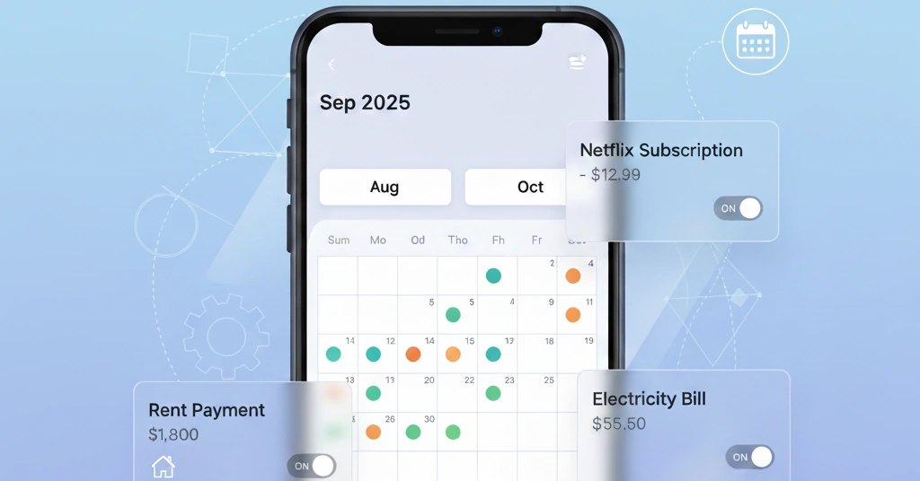 Payment and subscription alarms in your calendar app | apocha